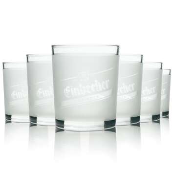 6x Einbecker Glas 0,1l Tumbler Becher Probier Gläser...