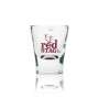 6x Jim Beam Shotglas 4cl Kurze Stamper Whiskey Gläser Red Stag Gastro Kneipe