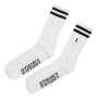 Jägermeister Socken Strümpfe Weiß Stripes Größe 42-46 Crew Merchandise Textil