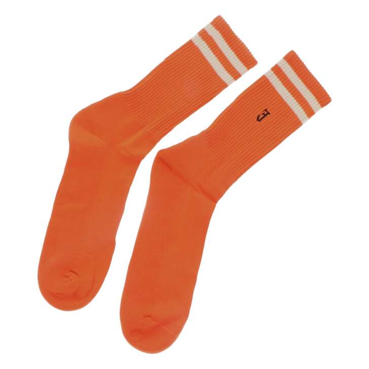 Jägermeister Socken Strümpfe Orange Stripes Größe 42-46 Crew Merchandise Textil