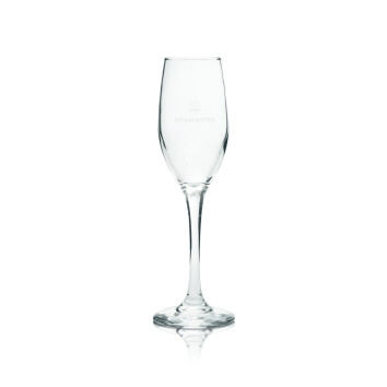 6x Chambord Champagner Glas Flöte dünn