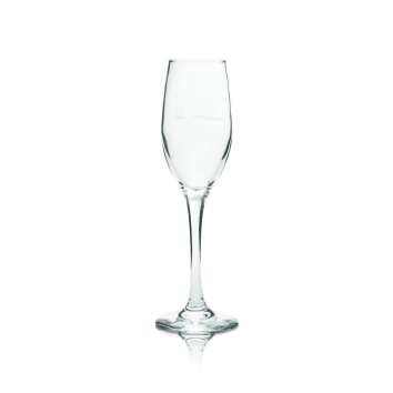 6x Chambord Champagner Glas Flöte dünn