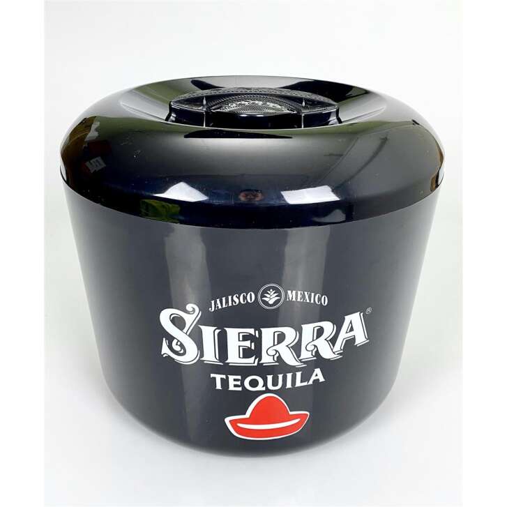 1x Sierra Tequila Kühler Eisbox schwarz 10l