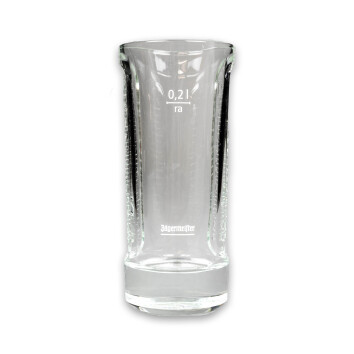 6x Jägermeister Likör Glas 0,2l Longdrink