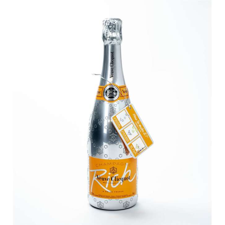 1x Veuve Clicquot Champagner volle Flasche Rich 0,7l
