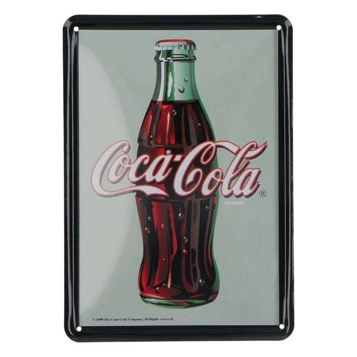 Coca Cola Blechschild 15x10cm Werbeschild Werbung Wand Dekoration Merchandise