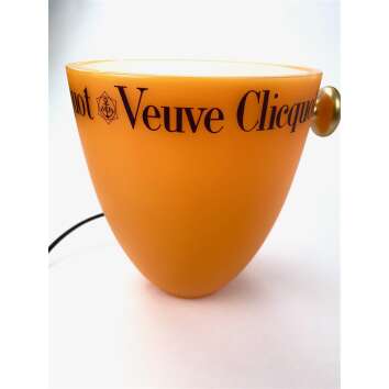 1x Veuve Clicquot Champagner Lampe in Kühler orange