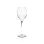 6x Louis Roederer Champagner Glas Fl&ouml;te dickbauchig mit Logo