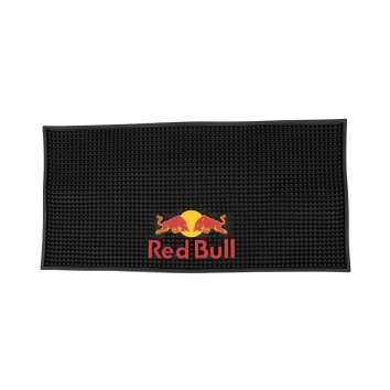 1x Red Bull Energy Barmatte XL schwarz Gummi 60 x 30