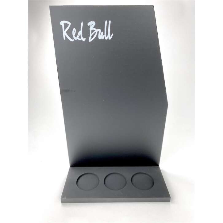 1x Red Bull Energy Kreidetafel 36x23cm Schwarz mit Dosenständer