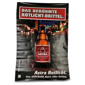 1x Astra Bier Werbeschild CLP Poster Rotlicht-Drittel