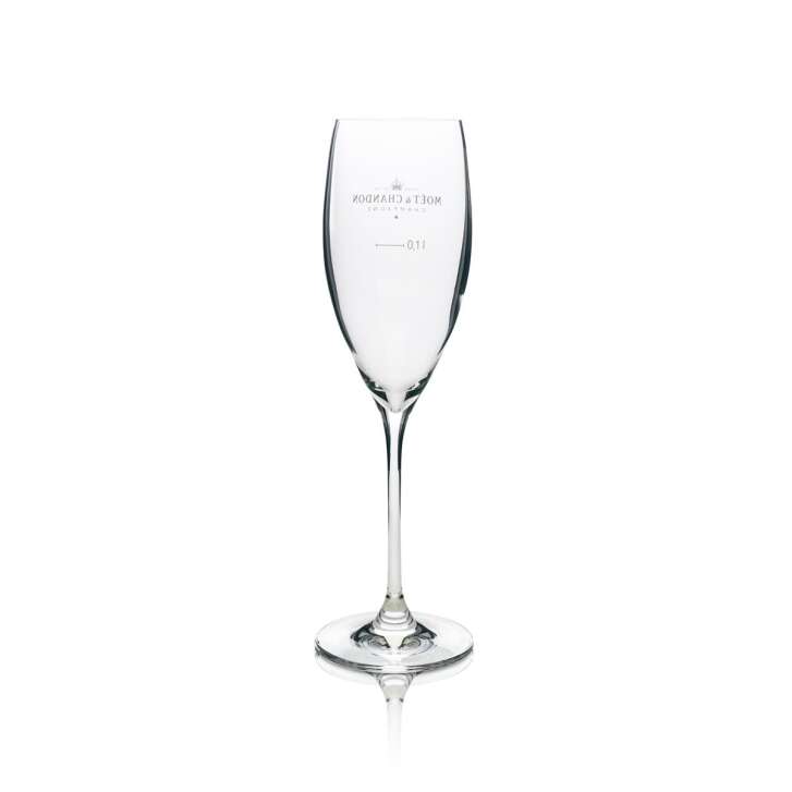 6x Moet Chandon Glas 0,1l Champagner Flöte Imperial Flute Kelchglas Sekt Secco