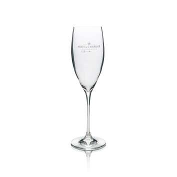 6x Moet Chandon Champagner Glas Fl&ouml;te 0,1l