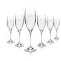 6x Moet Chandon Glas 0,1l Champagner Flöte Imperial Flute Kelchglas Sekt Secco