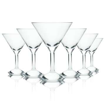 6x Absolut Vodka Glas Grcic Martini Schale 16 cl