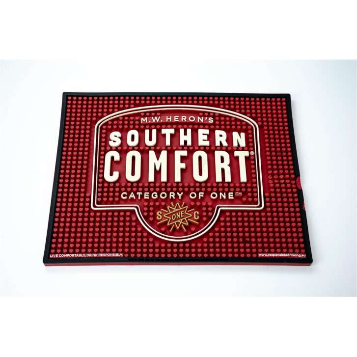 1x Southern Comfort Whiskey Barmatte gro&szlig; rot 35 x 27