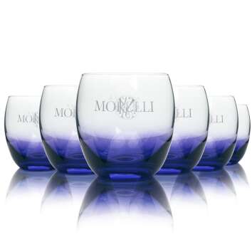 6x Acqua Morelli Glas 0,25l Tumbler Becher Gläser...