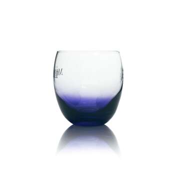 6x Acqua Morelli Wasser Glas Tumbler blauer Boden Leonardo Minerallwasser Gläser