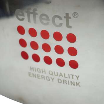 XL Effect Energy Kühler Jeroboam Silber Metall Eisbox Behälter Flasche Eiswürfel