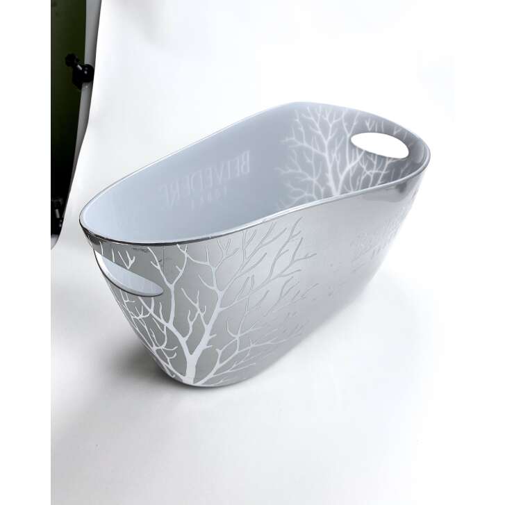 1x Belvedere Vodka Kühler Jeroboam Silber ohne LED