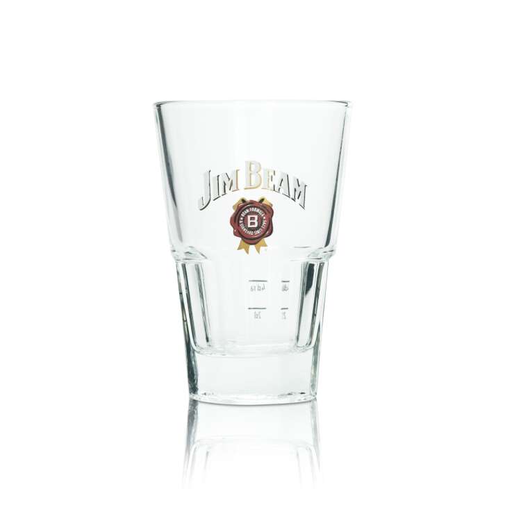 6x Jim Beam Glas 0,27l Longdrink Cocktail Kristall Highball Gläser Whisky Gastro
