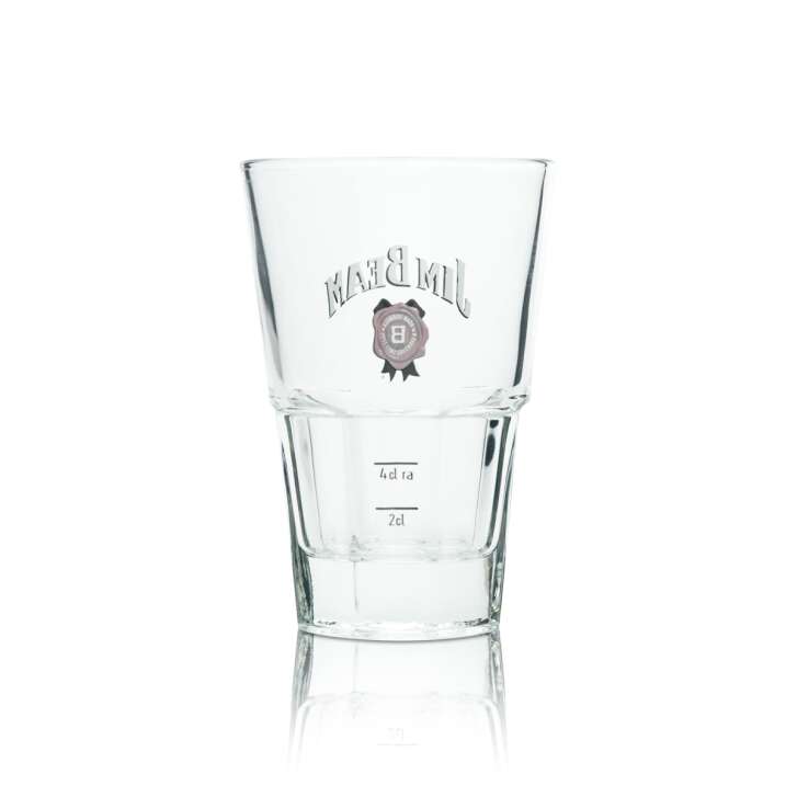 6x Jim Beam Glas 0,27l Longdrink Cocktail Kristall Highball Gläser Whisky Gastro
