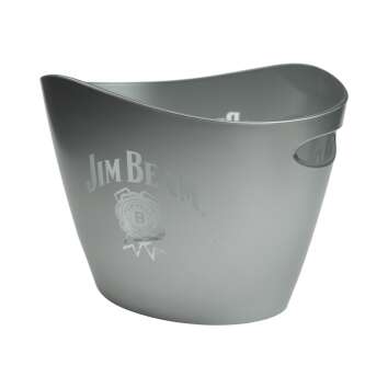 Jim Beam Whisky Kühler LED Silber single Eisbox Flaschen Bar Eiswürfel Licht