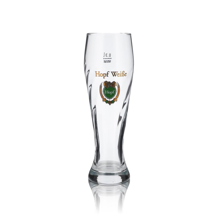 6x Hopf Bier Glas Weizenbierglas Biergläser Bierglas Exklusiv - 0,3
