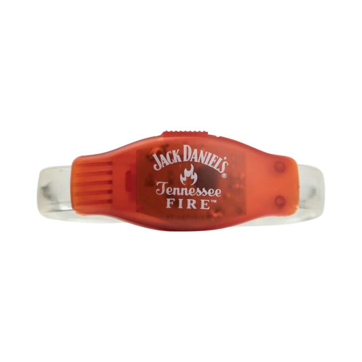 Jack Daniels Armband LED Fire Party Festival Bracelet Wrist Karneval Fasching
