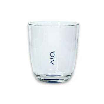 6x Vio Wasser Glas Tumbler Design blau