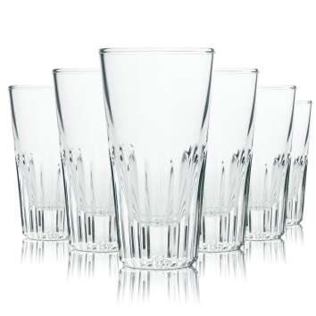 6x Bromioli Glas 0,16l Tumbler Kontur Gläser Rocco...