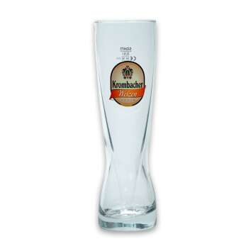 4x Krombacher Bier Glas Weizen 0,5l Genießer...