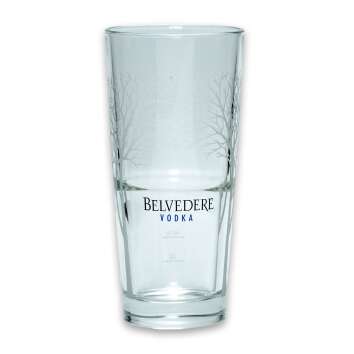 6x Belvedere Vodka Glas Longdrink normale Version gebraucht