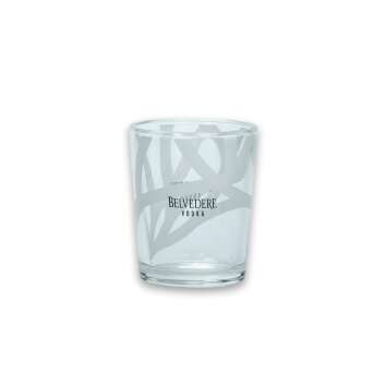 6x Belvedere Vodka Glas Shotglas altes Design