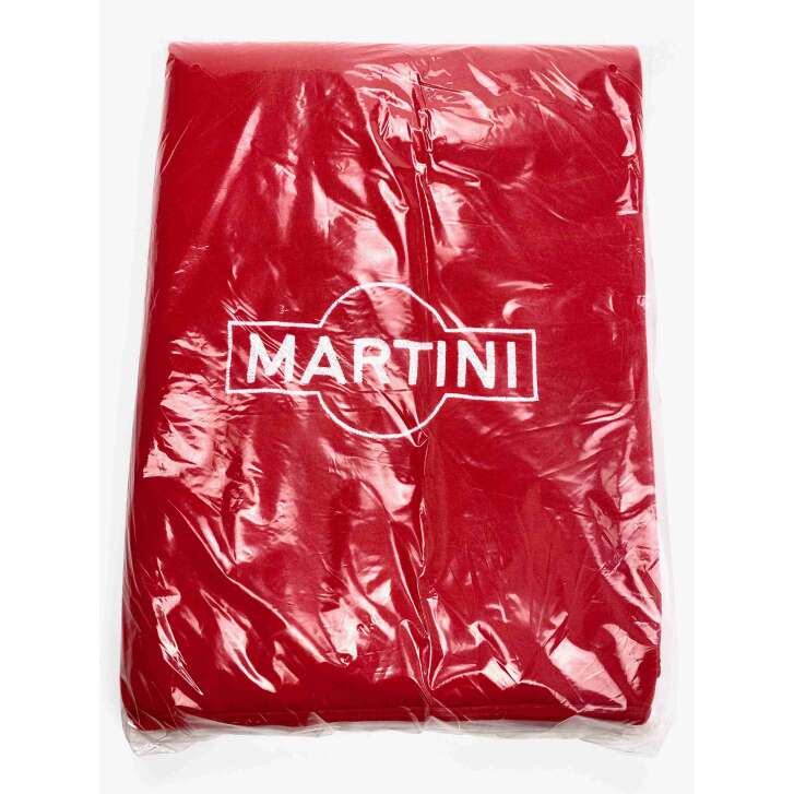 1x Martini Wermut Decke Fleece rot
