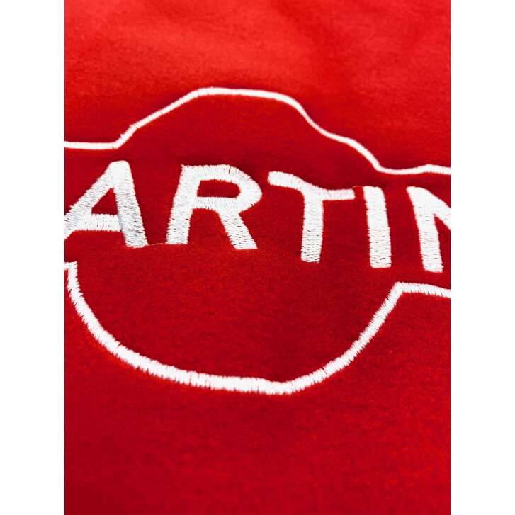 1x Martini Wermut Decke Fleece rot