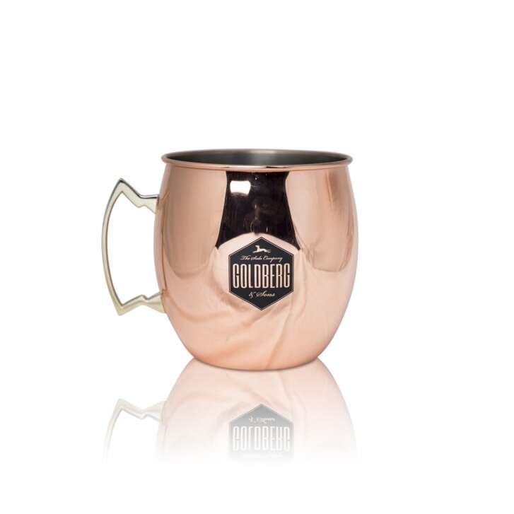 Goldberg Becher 5l Kupferbecher XL Edelstahl Copper Mug Gin Gläser Moscow Mule