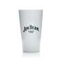6x Jim Beam Whiskey Glas Ton Tasse wei&szlig;