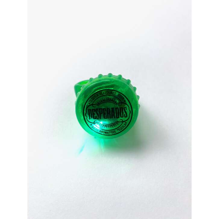 10x Deperados Blink Ring Lichtring Fingerring LED Grün Fasching Party Festival Malle
