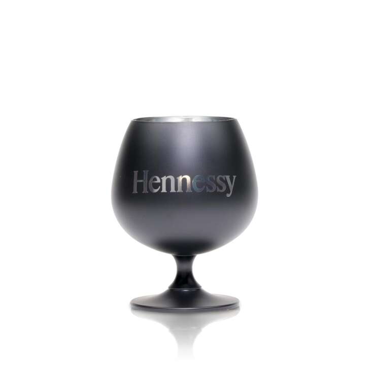 1x Hennessy Cognac Glas Schwenker schwarz Matt