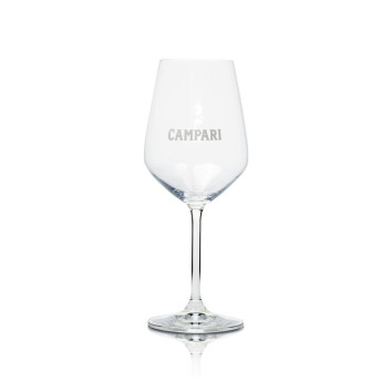 6x Campari Wermut Glas Weinglas 48cl Amalfi