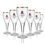 6x Schultheiss Glas 0,3l Bierglas Pokalglas Lager Schwarz Gläser Set Brauerei