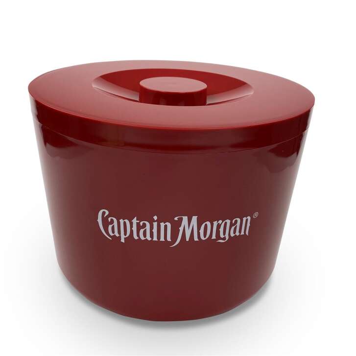 1x Captain Morgan Rum Kühler Eisbox 10l rot