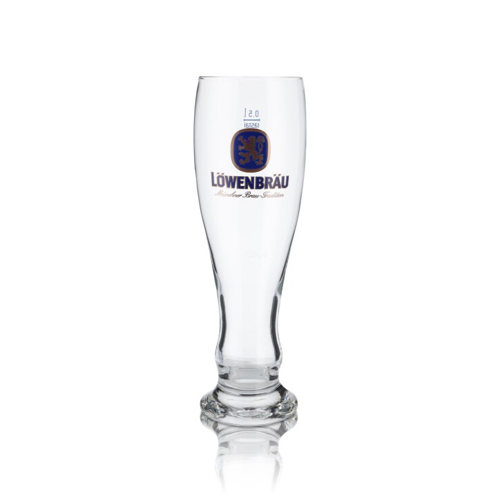 6x Löwenbräu Glas 0,5l Weißbierglas Hefeweizen Gläser Set Brauerei Bayern Gastro