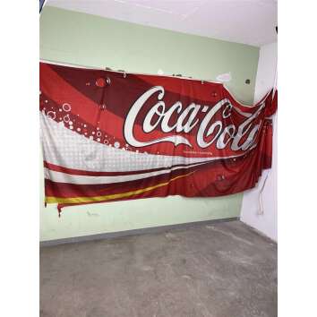 1x Coca Cola Softdrinks Fahne Banner 400x 150 Schriftzug