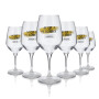 6x Nardini Glas 0,5l Weinglas Acqua di Cedro VDG JOB 50 Aperitif Gläser Set