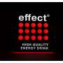 1x Effect Energy Leuchtreklame 4eckig silber rot 30 x 30