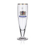 6x Weihenstephan Glas 0,4l Pilstulpe Pokalglas Goldrand Bier Gläser Set Gastro