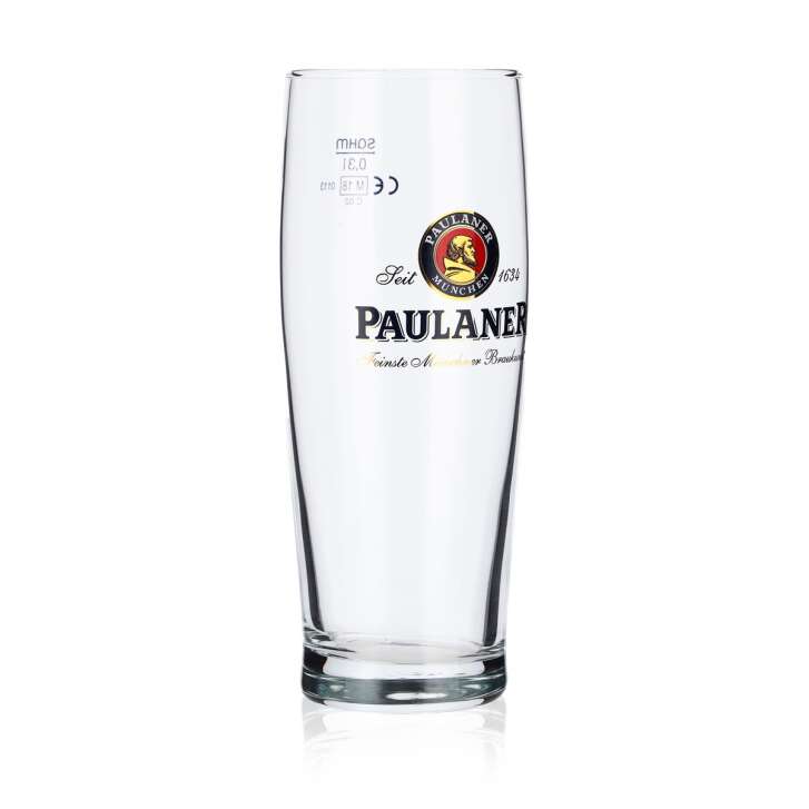 6x Paulaner Glas Willibecher 0,3l Gläser Bierglas Biergläser Becher Sahm Gloria