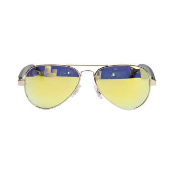 1x Salitos Bier Sonnenbrille Gold Gläser mit Geschenkverpackung